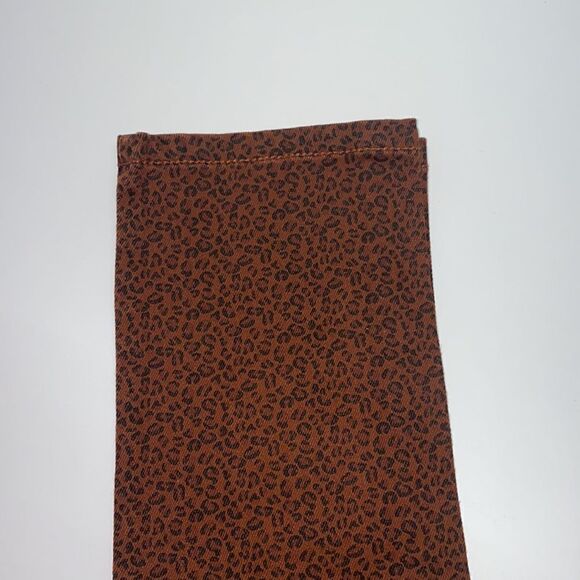 Lola Skinny Leopard Print Jeans Brown Sz 3 Stretch High Rise New - Picture 4 of 8